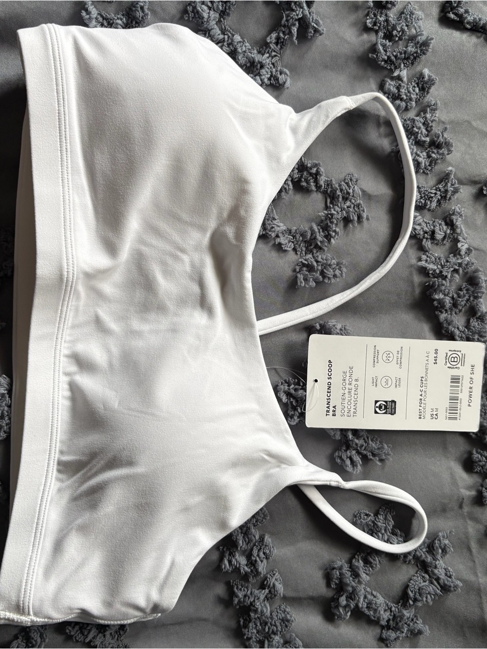 NWT Athleta Transcend Scoop Bra